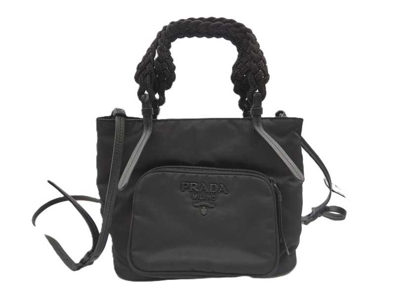 プラダ買取 2wayショルダー ショルダーバッグ テスート ブラック 1BA207